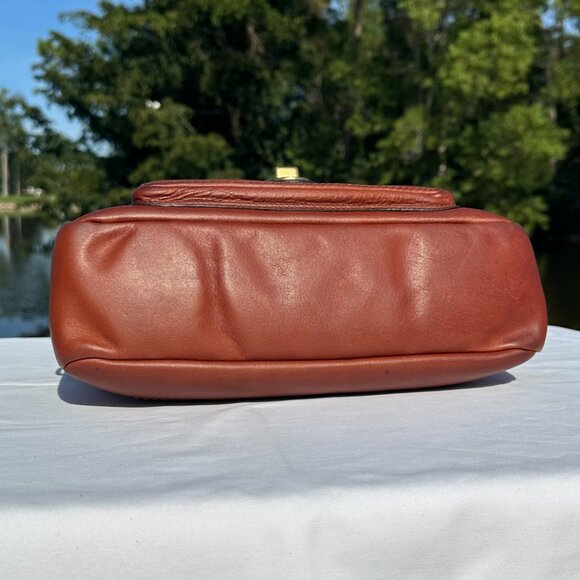 COACH Bleecker Legacy Turn Lock Shoulder Bag 65th Anniversary 2007 Whiskey 11127 - Picture 3 of 16